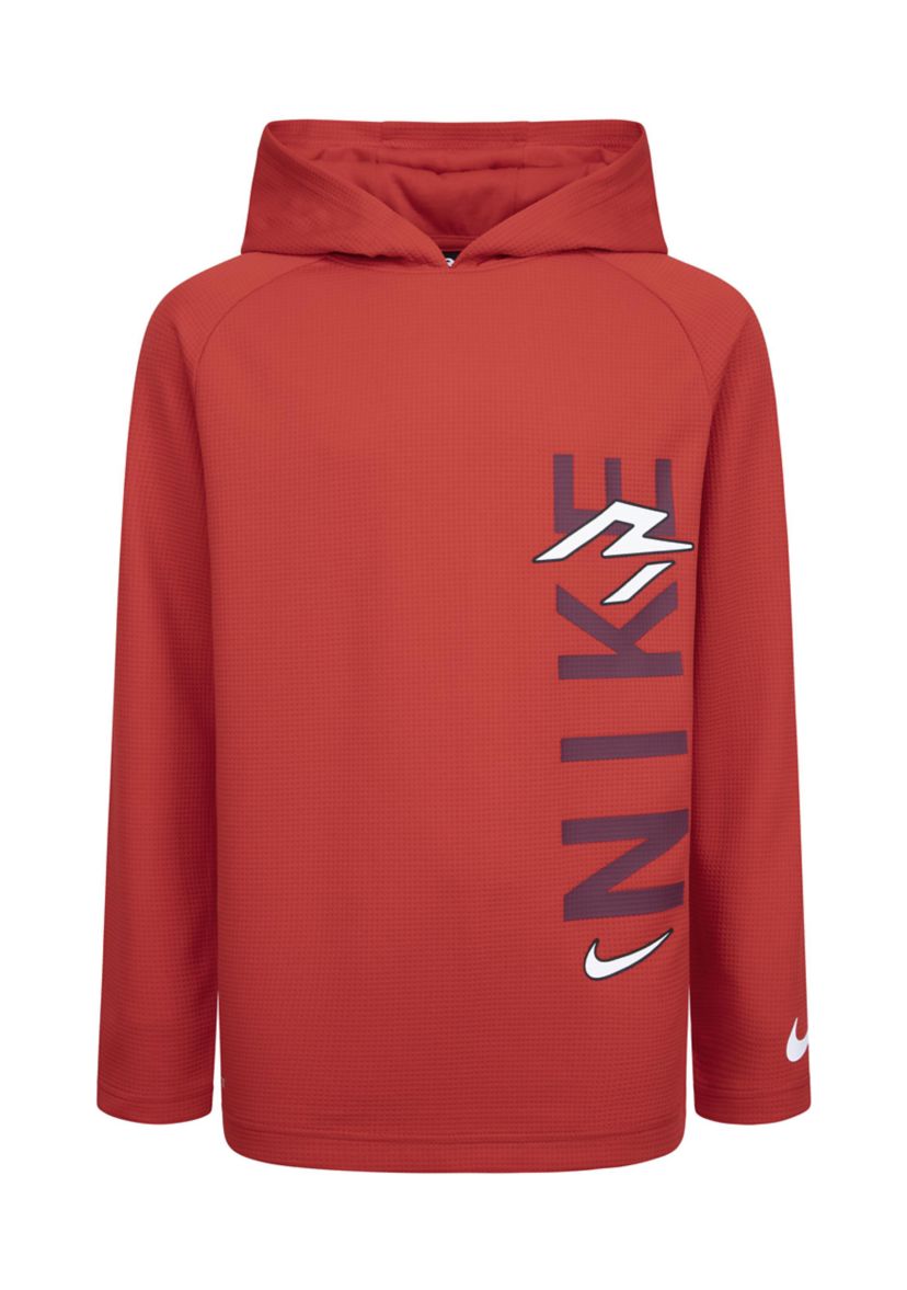 Boys 8-20 Vertical Logo Graphic Thermal Hoodie