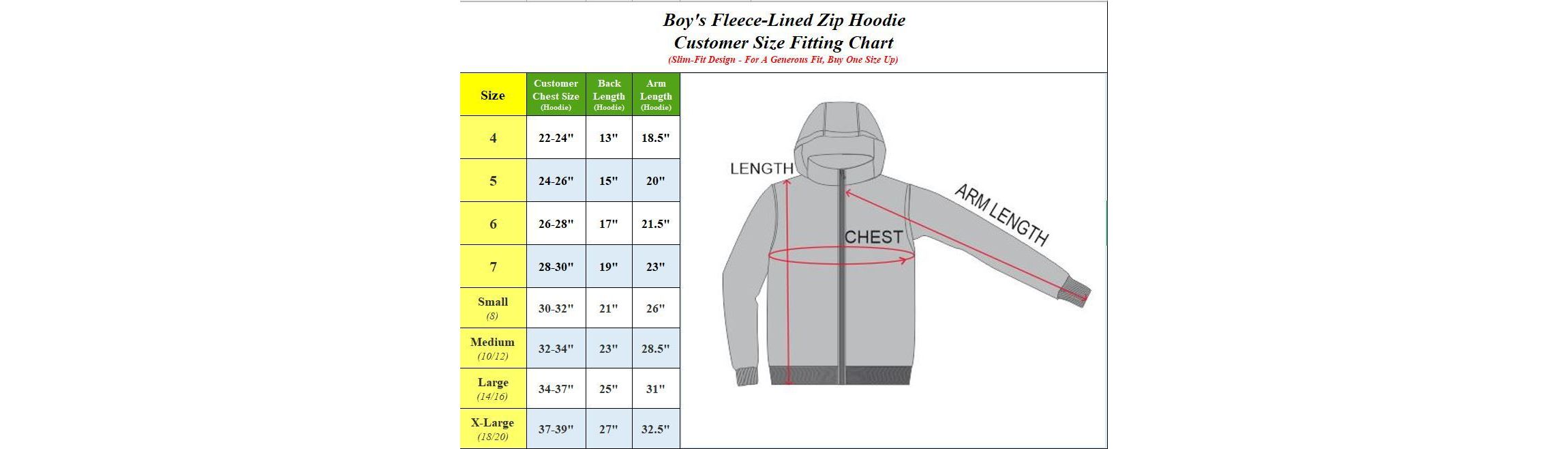 Boys Fleece Hoodies Zip-Up Sweater Jacket
