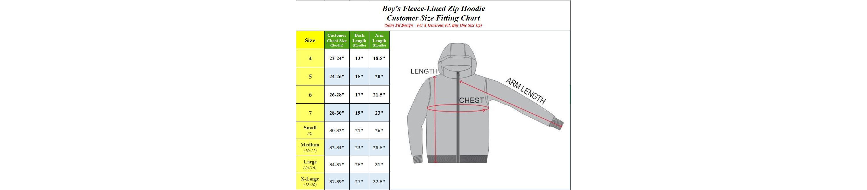 Boys Fleece Hoodies Zip-Up Sweater Jacket