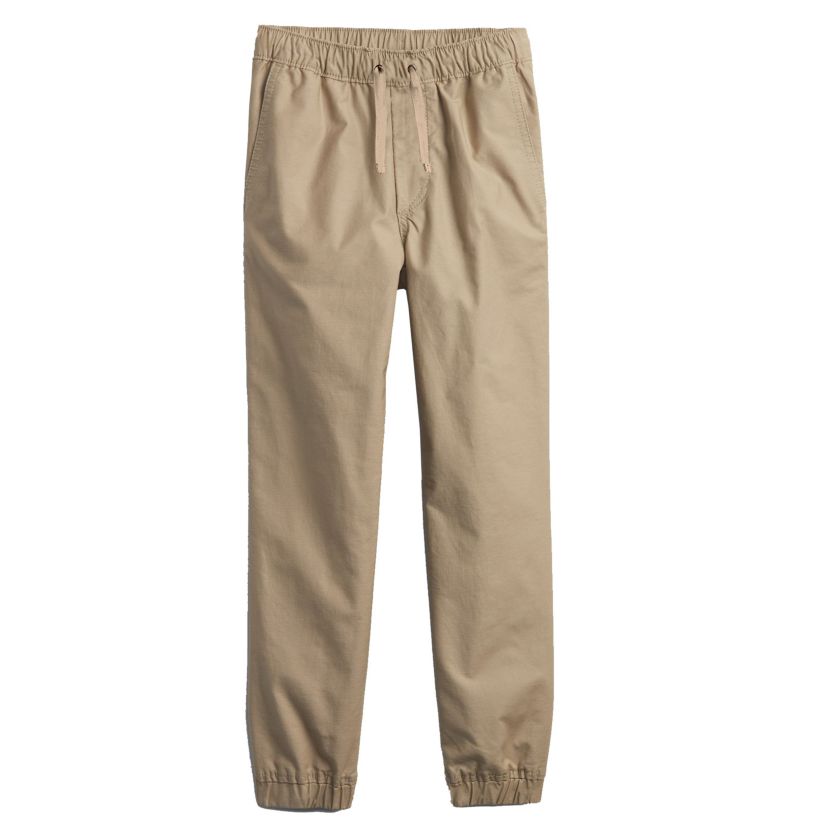 Boys Slim Fitting Cotton Stretch Classic Twill Joggers