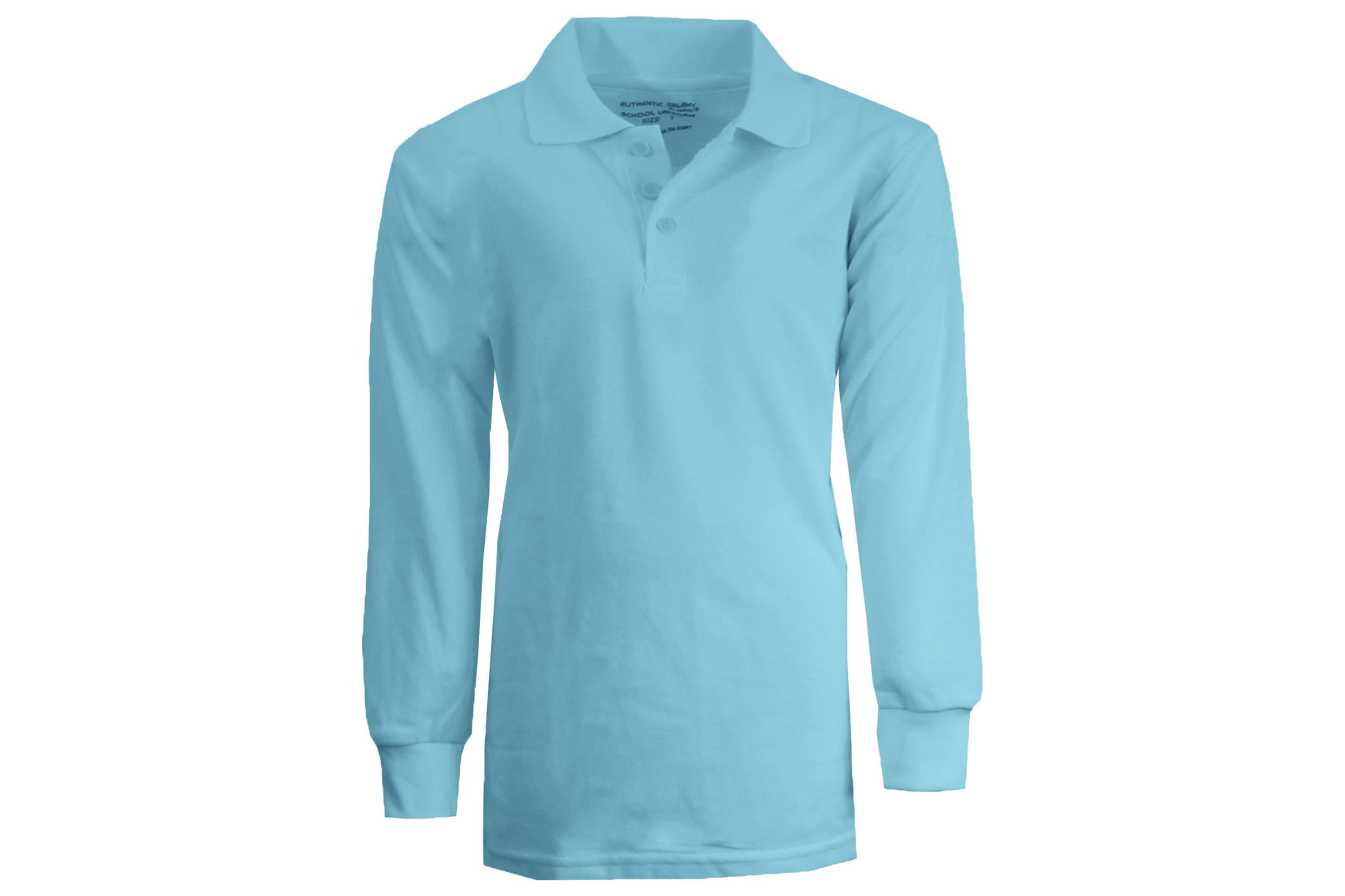 Galaxy By Harvic Boys Uniform Long Sleeve Polo Shirts