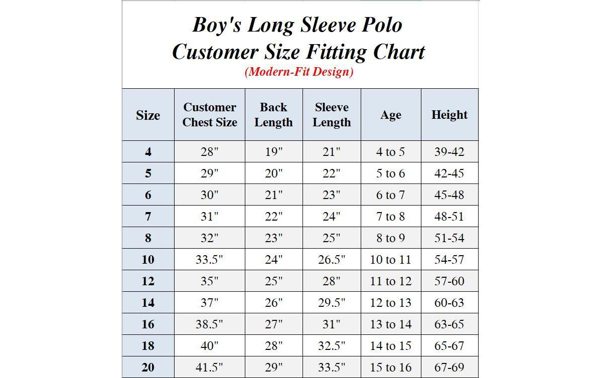 Galaxy By Harvic Boys Uniform Long Sleeve Polo Shirts