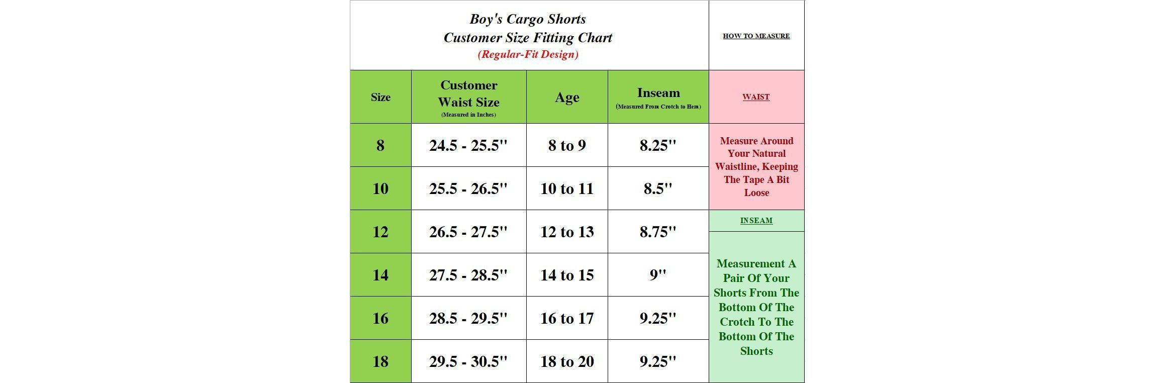 Boys Stretch Cotton Cargo Shorts