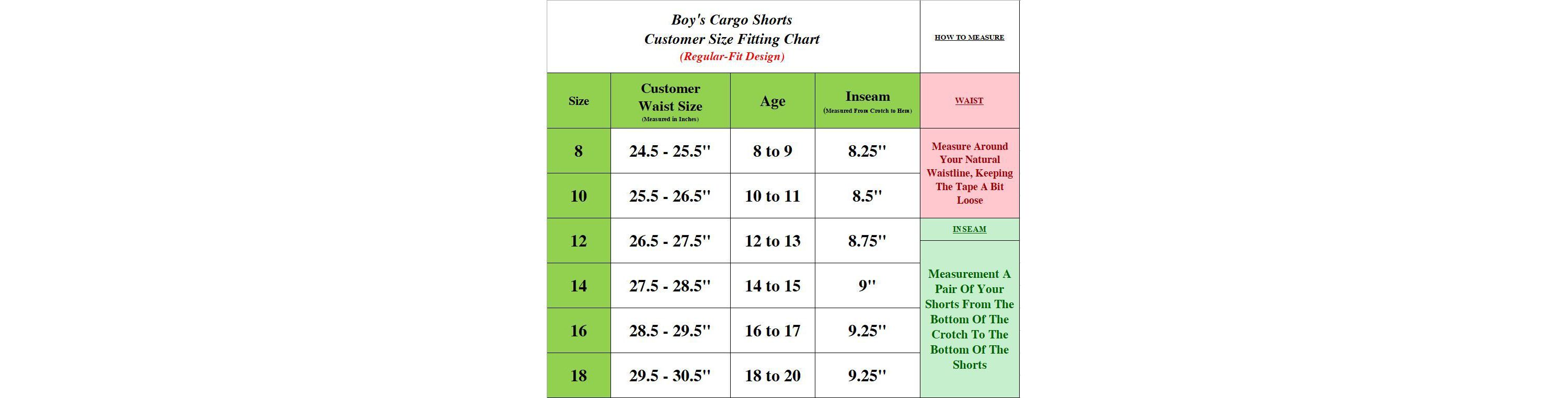 Boys Stretch Cotton Cargo Shorts