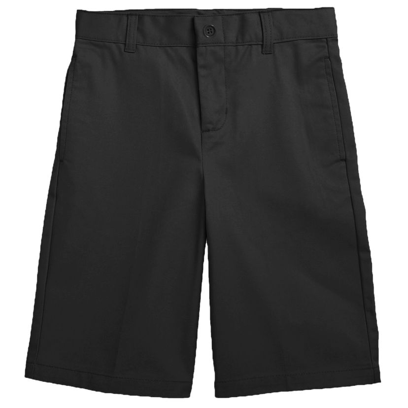 Boys Stretch Slim Fit School Uniform Twill Shorts