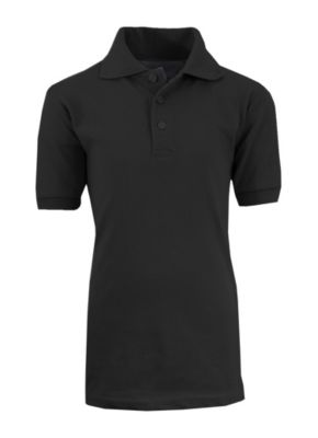 Galaxy by Harvic Boy's School Uniform Polo (Little Boys & Big Boys), Black, 7