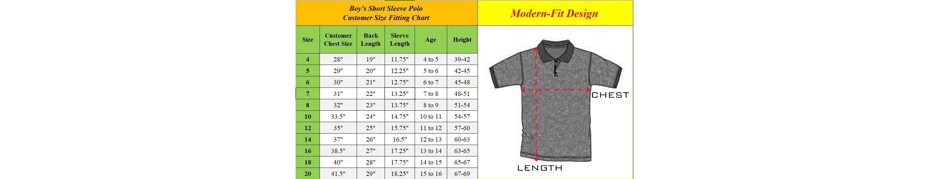 Galaxy by Harvic Boys School Uniform Polo (Little Boys & Big Boys)
