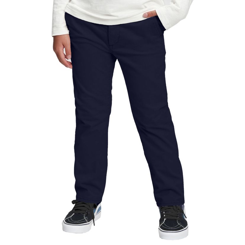 Boys Stretch Slim Fit School Uniform Chino Pants