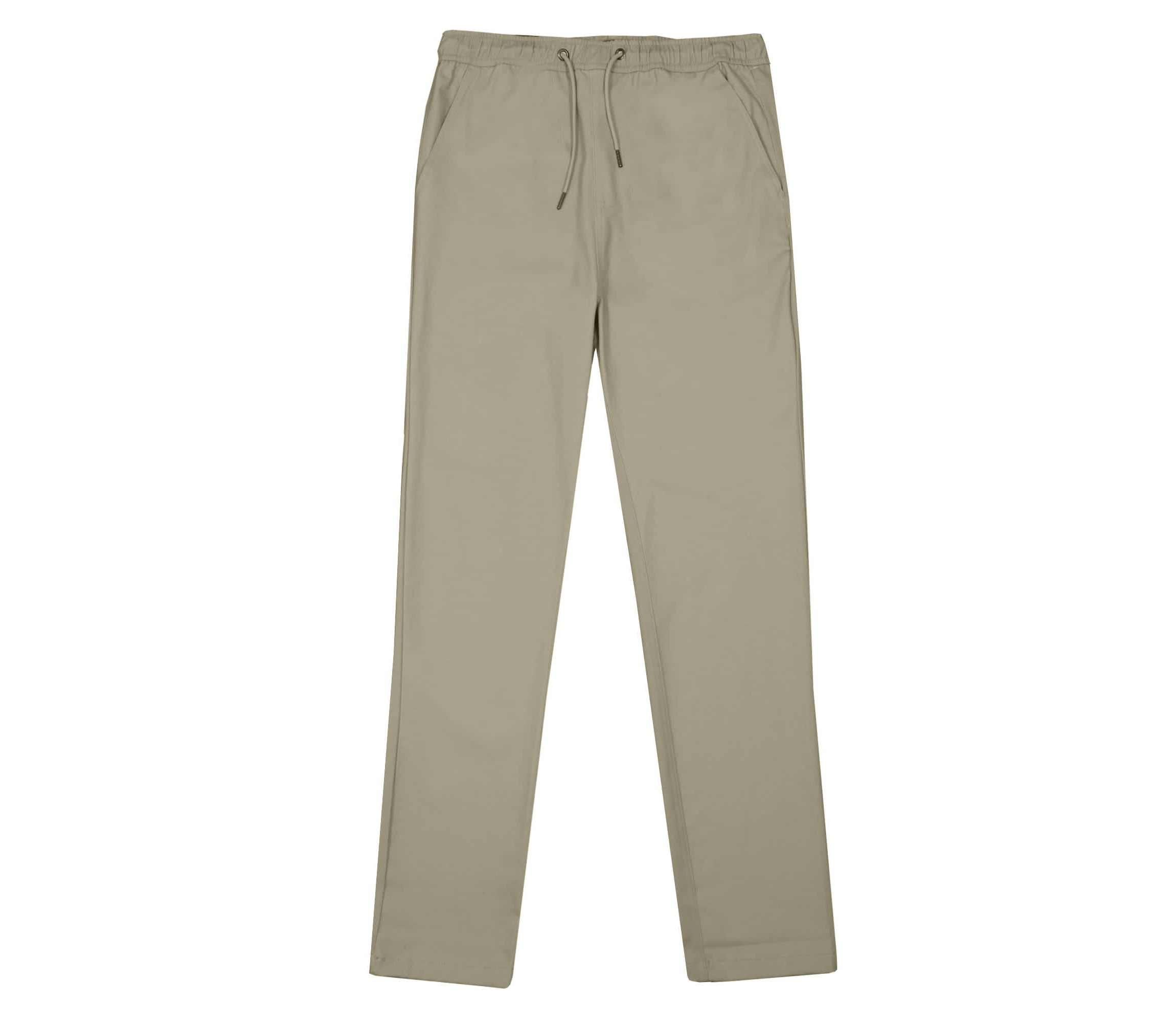 Galaxy By Harvic Boys Cotton Stretch Pull On Uniform Pants With Elastic Waist