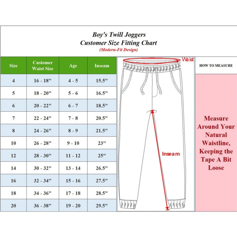 Galaxy By Harvic Boys Cotton Stretch Pull On Uniform Pants With Elastic Waist