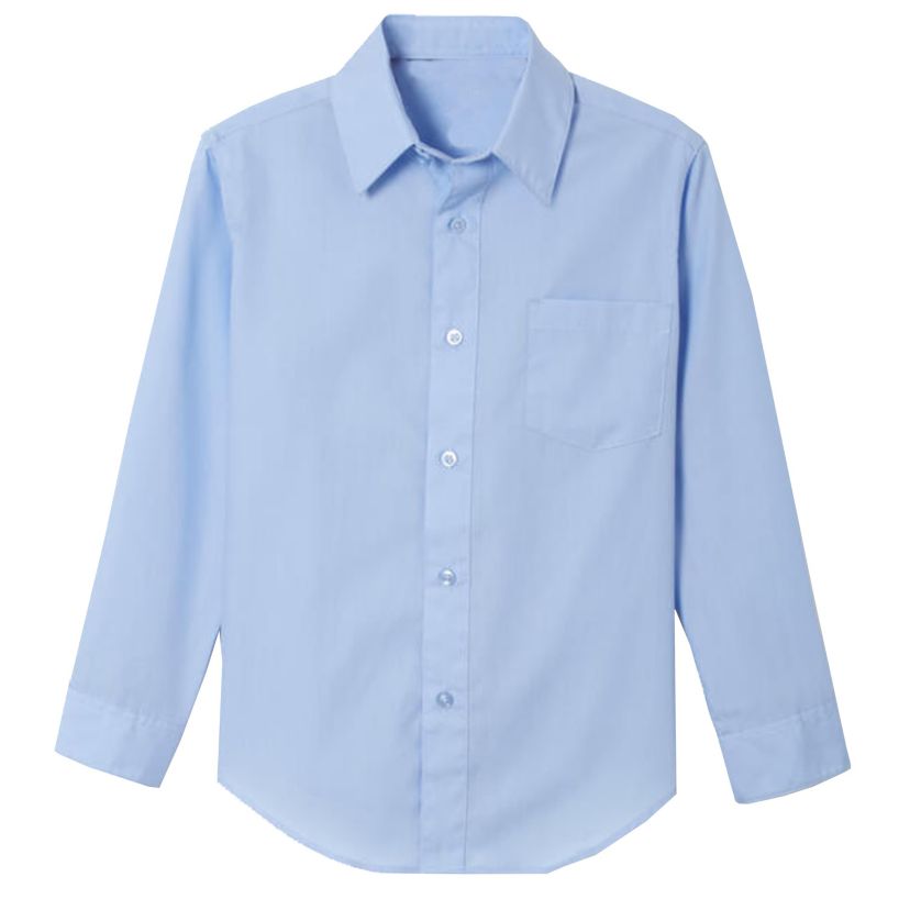 Galaxy Authentic Boy’s Long Sleeve Button Down Dress Shirt-3 Pack