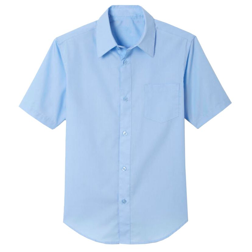 Boys Short Sleeve Casual Dress School Uniform Shirts (Big Boys, Little Boys)