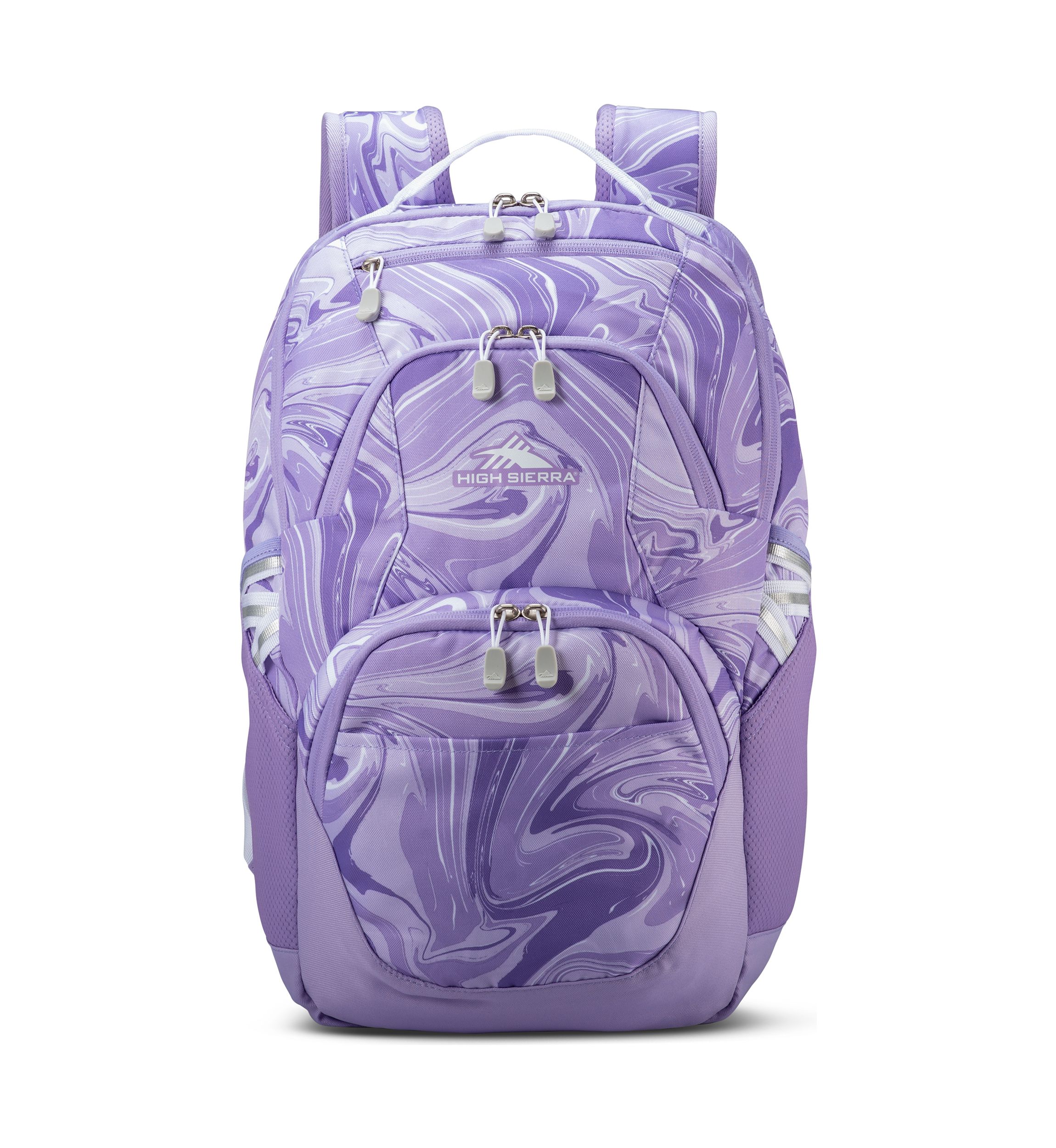 Big Kids Swoop Lavender Marble Backpack