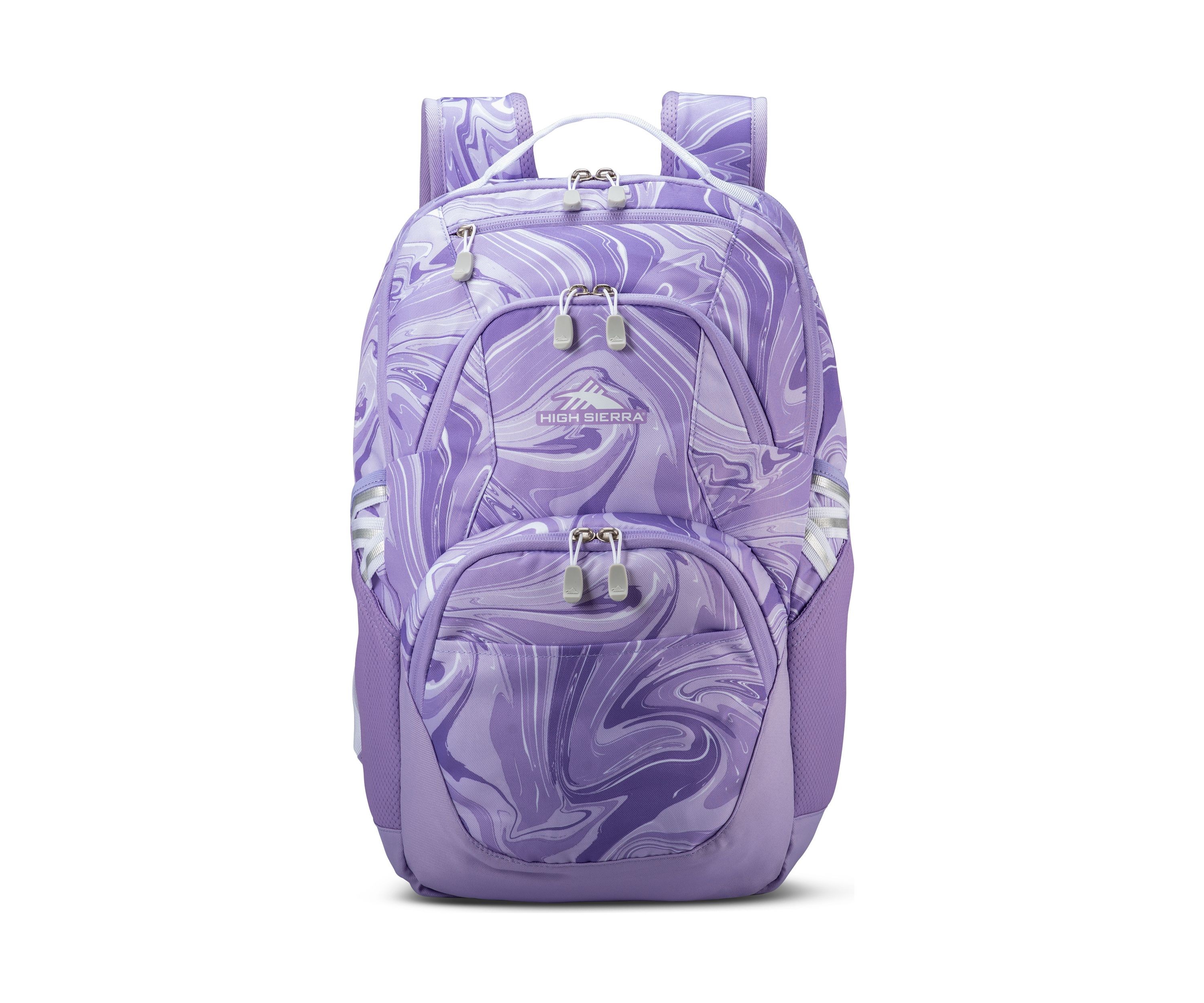 Big Kids Swoop Lavender Marble Backpack