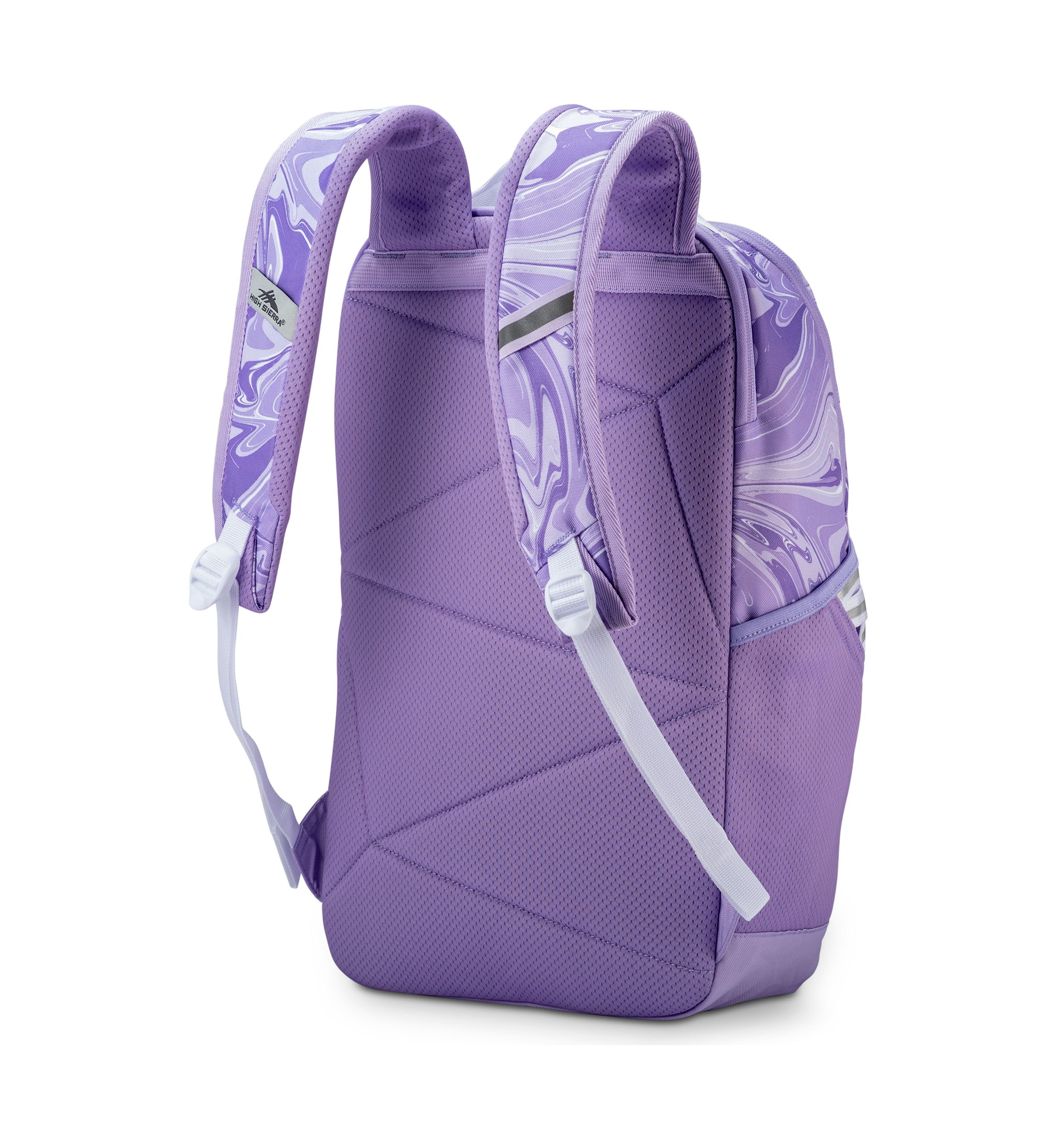 Big Kids Swoop Lavender Marble Backpack