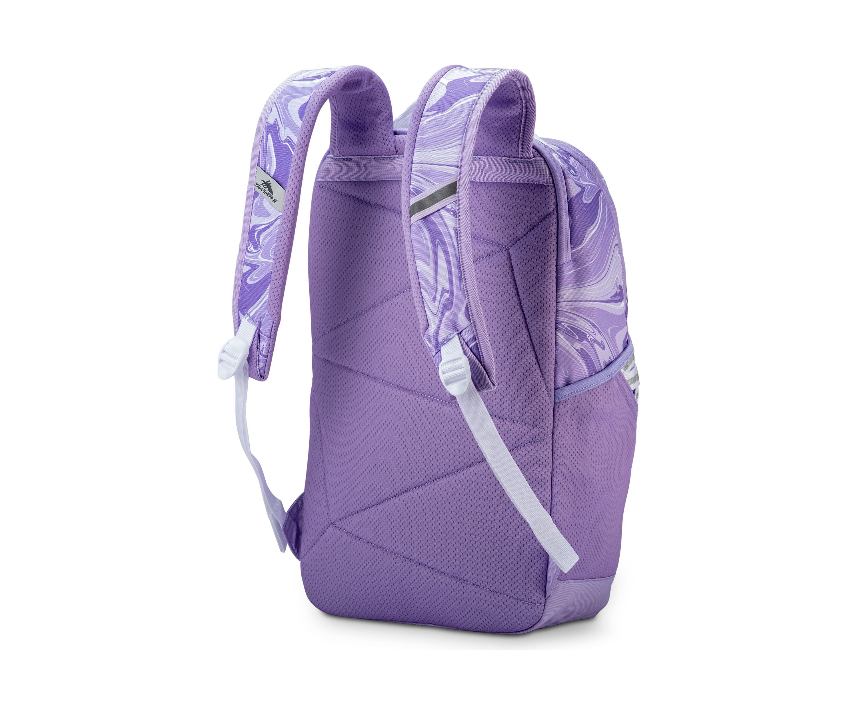 Big Kids Swoop Lavender Marble Backpack