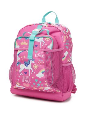 Girls School Bags Unicorn Sky Girls Kids Pre-School Backpack - Pink 