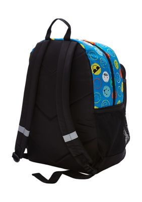 Little Kids Happy Face 2 in 1 Backpack Set - Backpack and Lunch Bag
