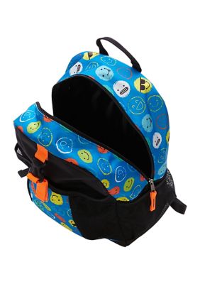 Little Kids Happy Face 2 in 1 Backpack Set - Backpack and Lunch Bag