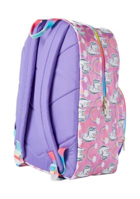 Girls Metallic Unicorn Backpack