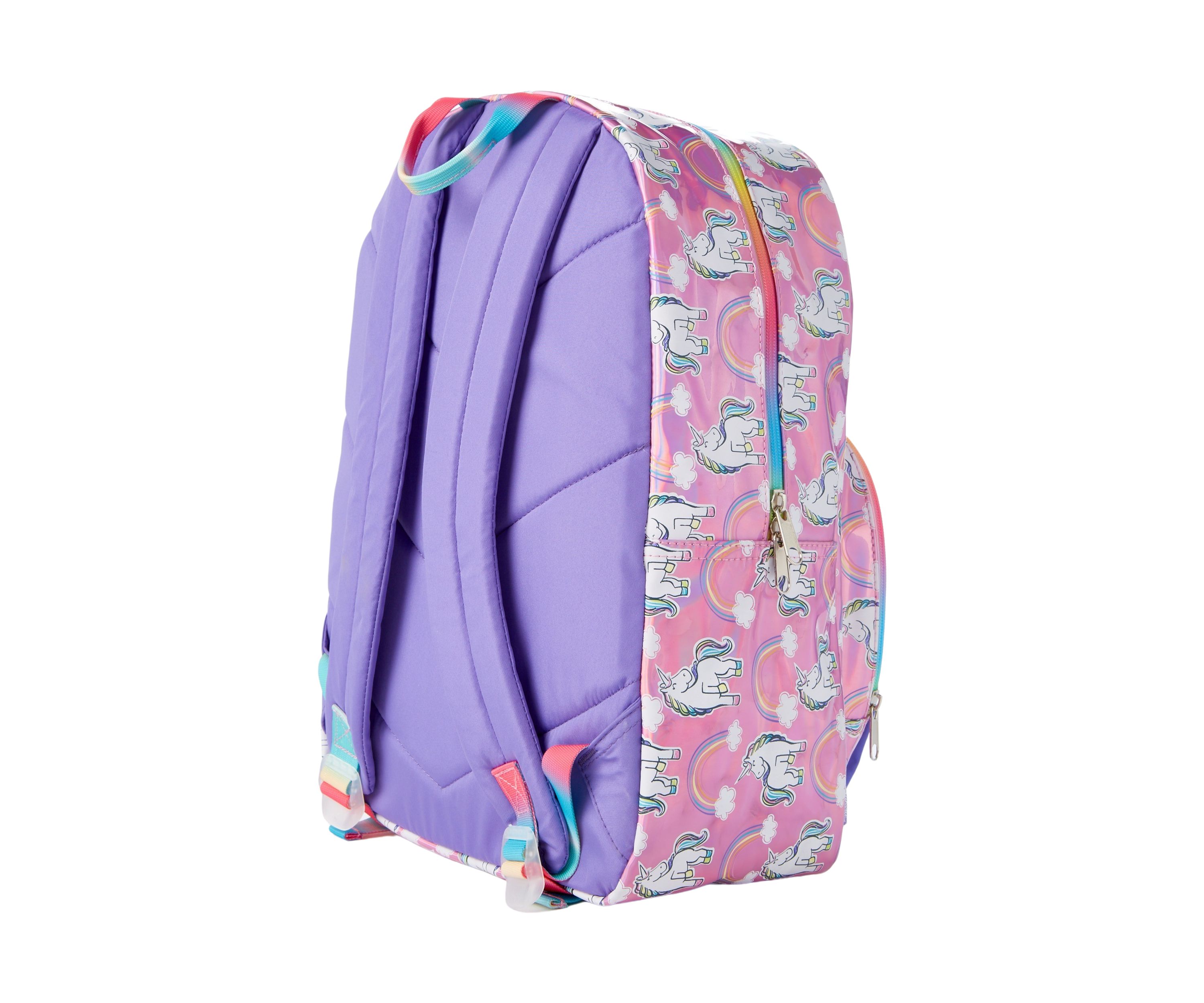 Girls Metallic Unicorn Backpack