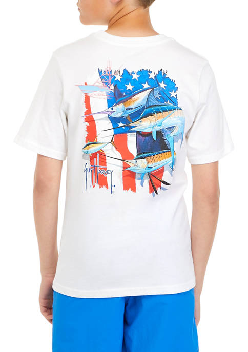 Guy Harvey® Boys 8-20 Short Sleeve Graphic T-Shirt