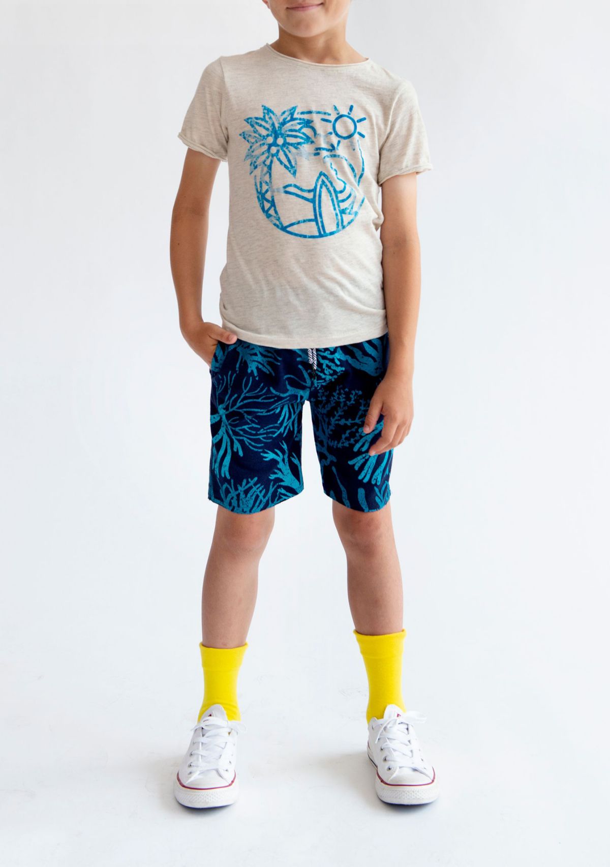 Boys 4-20 Short Sleeve Day Surf Graphic T-Shirt 