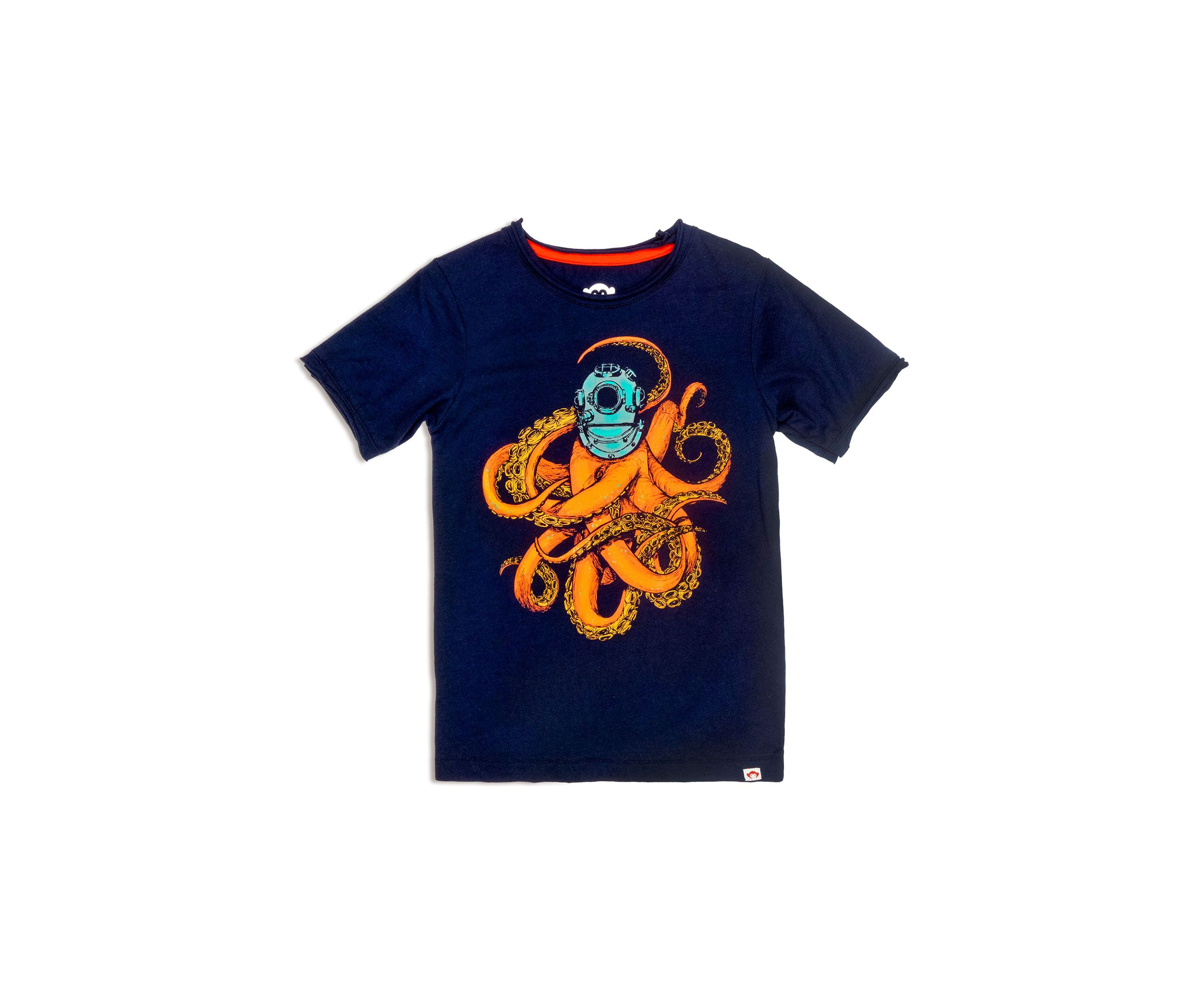 Toddler Boys Sea Monster Graphic T-Shirt