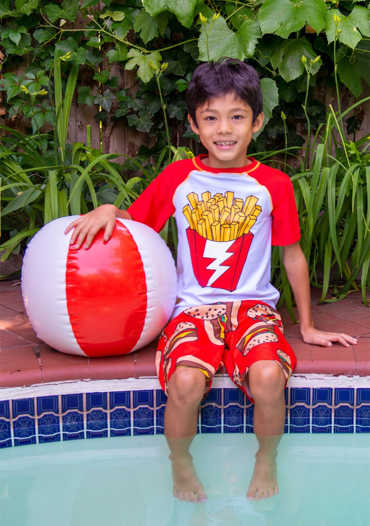 Boys 8-20  Printed Swim Trunks
