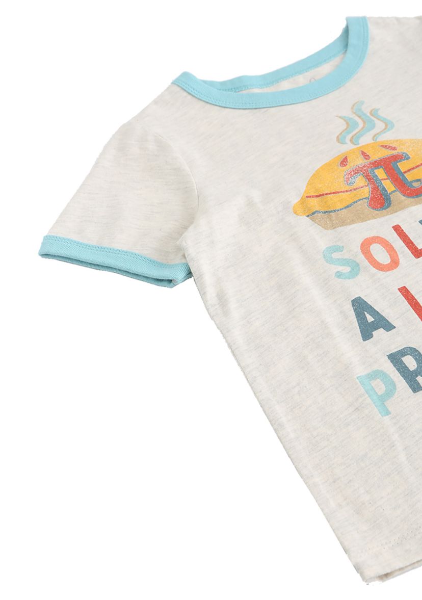 Boys 4-7 Pi Solves Problems T-Shirt 
