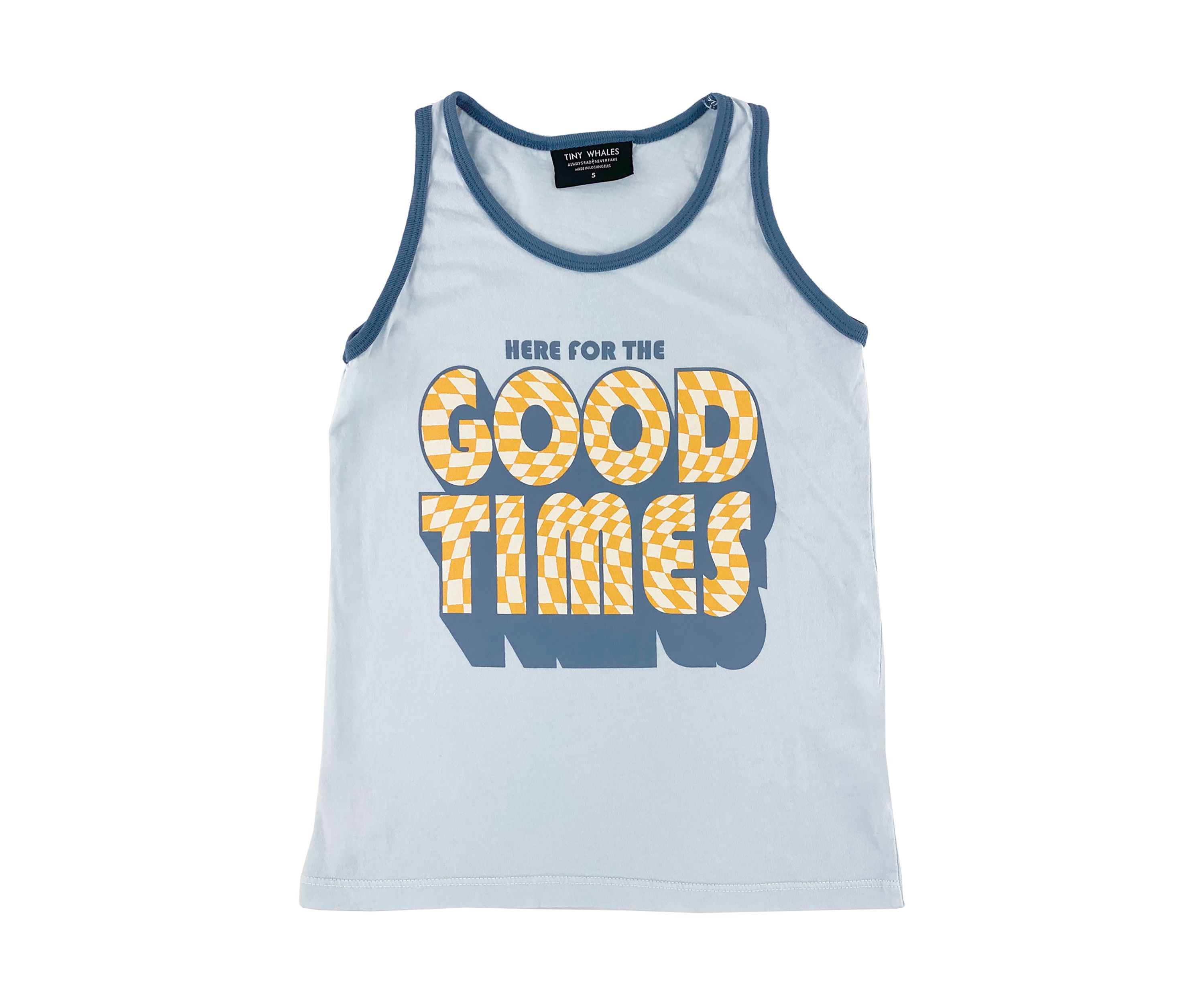 Boys 2-7 Here For the Good Times Tank 
