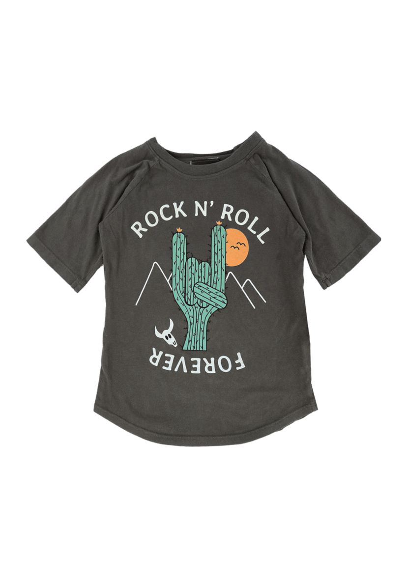 Toddler Boys Cactus Rock Raglan T-Shirt 