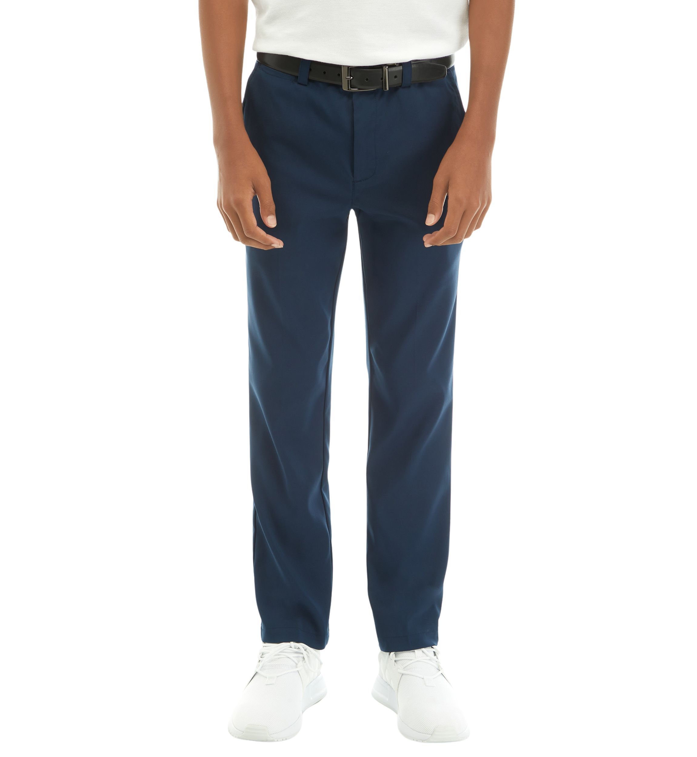 Boys 8-20 Solid Flat Front Pants