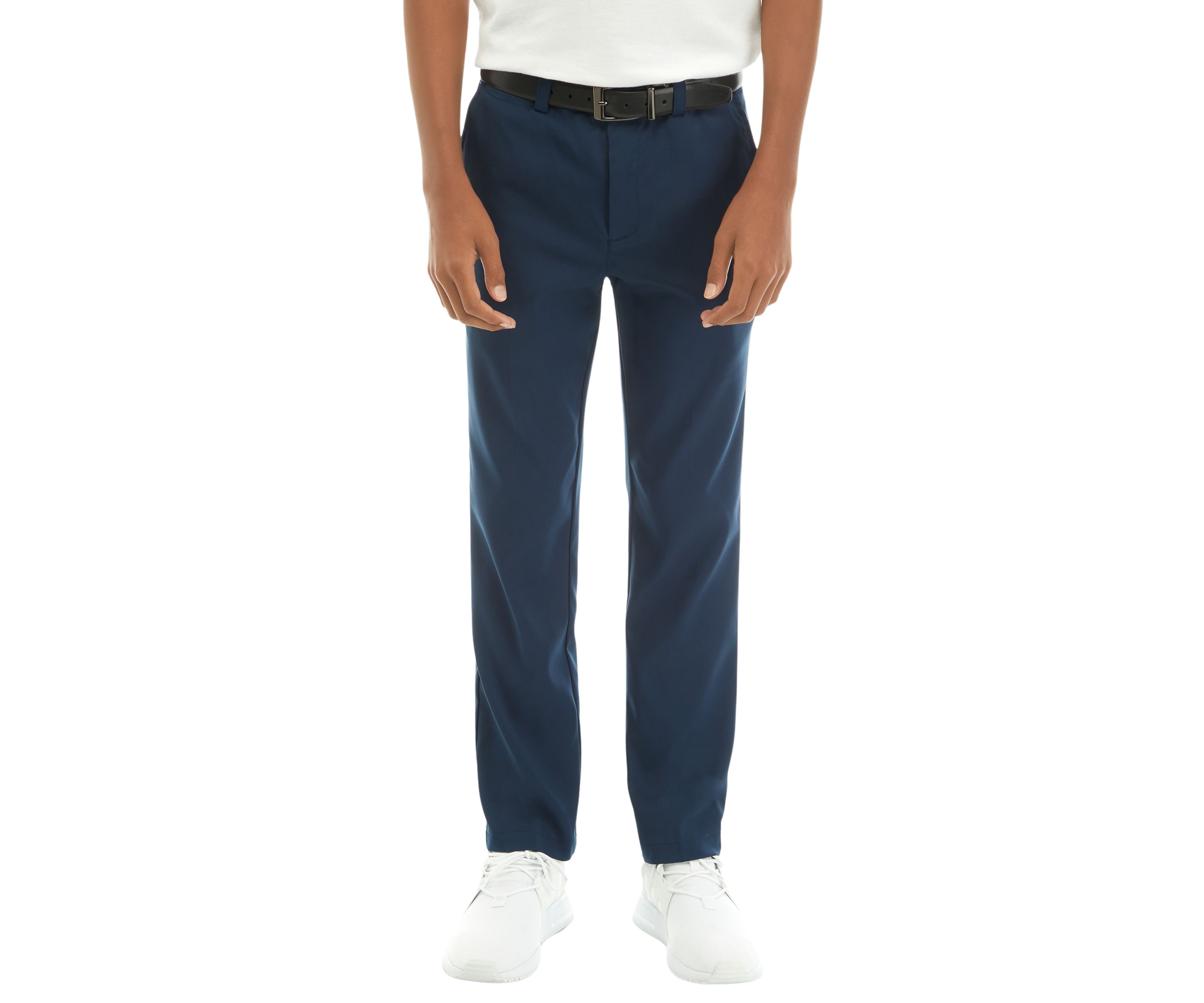 Boys 8-20 Solid Flat Front Pants