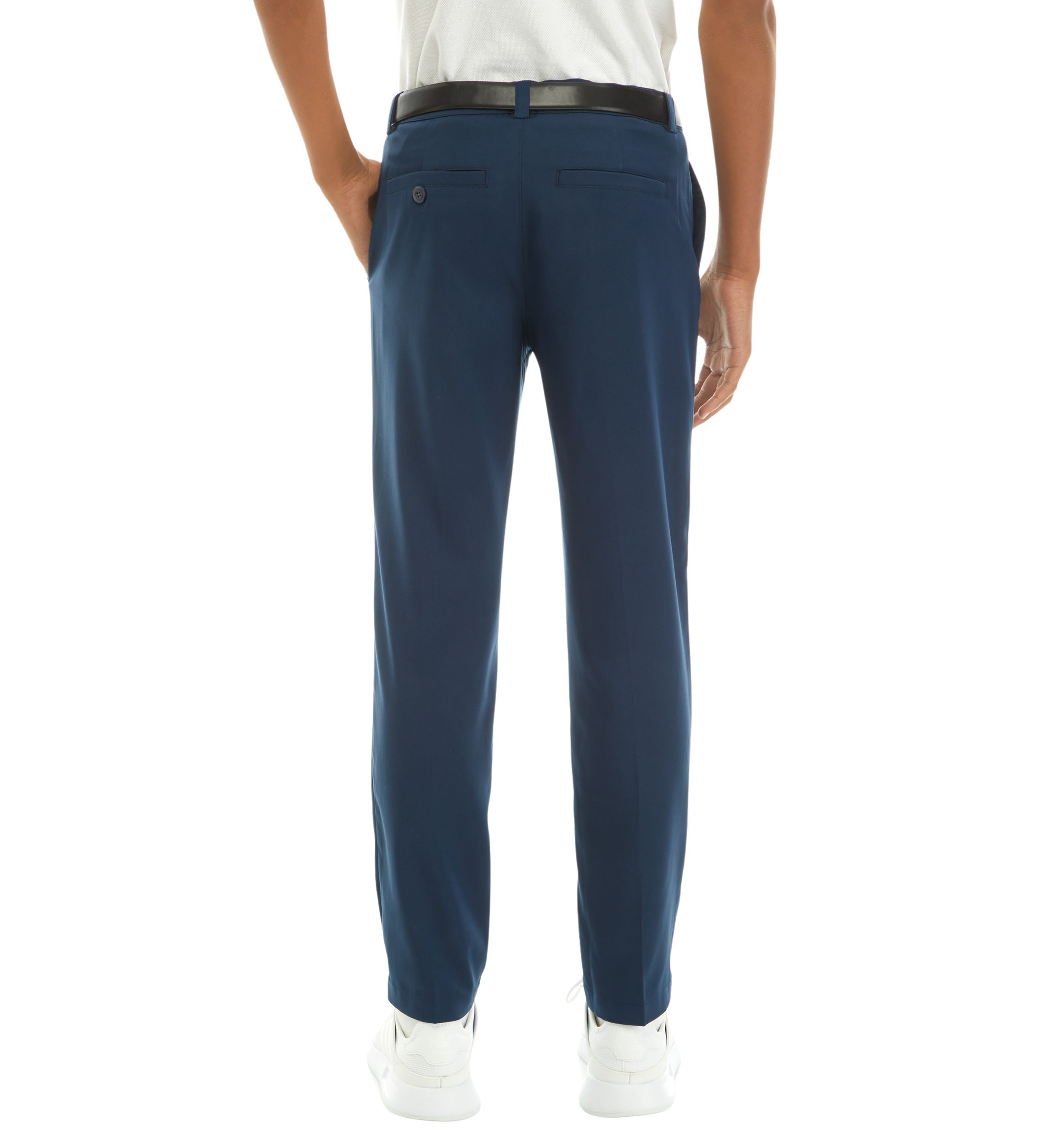 Boys 8-20 Solid Flat Front Pants