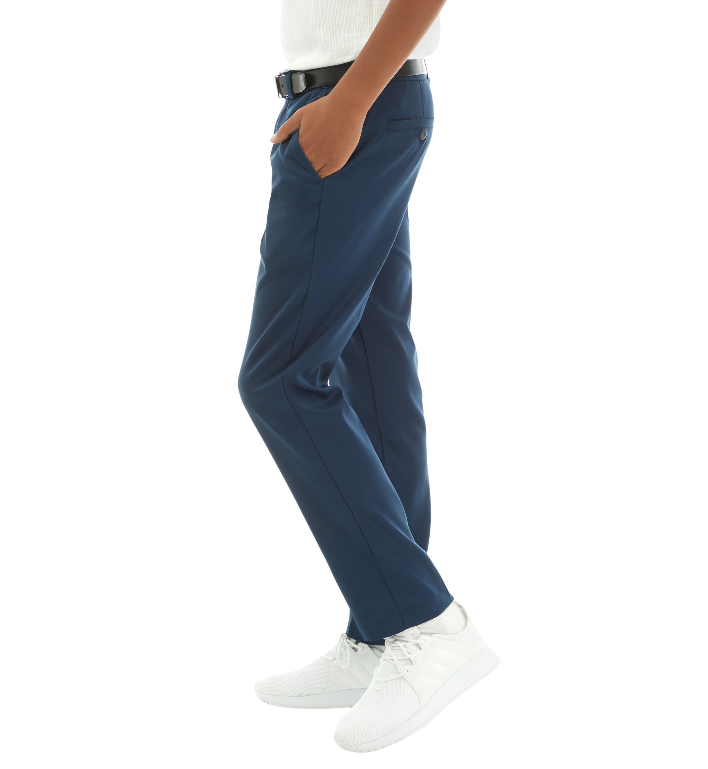 Boys 8-20 Solid Flat Front Pants