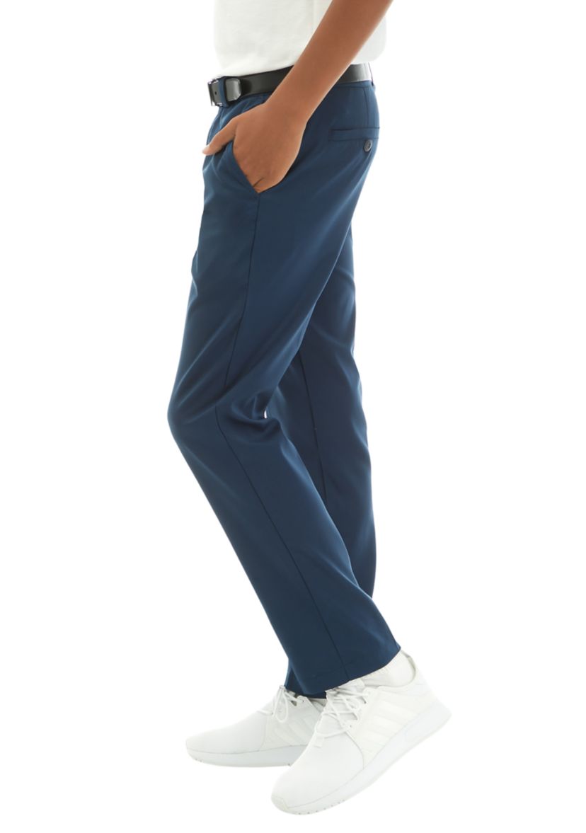 Boys 8-20 Solid Flat Front Pants