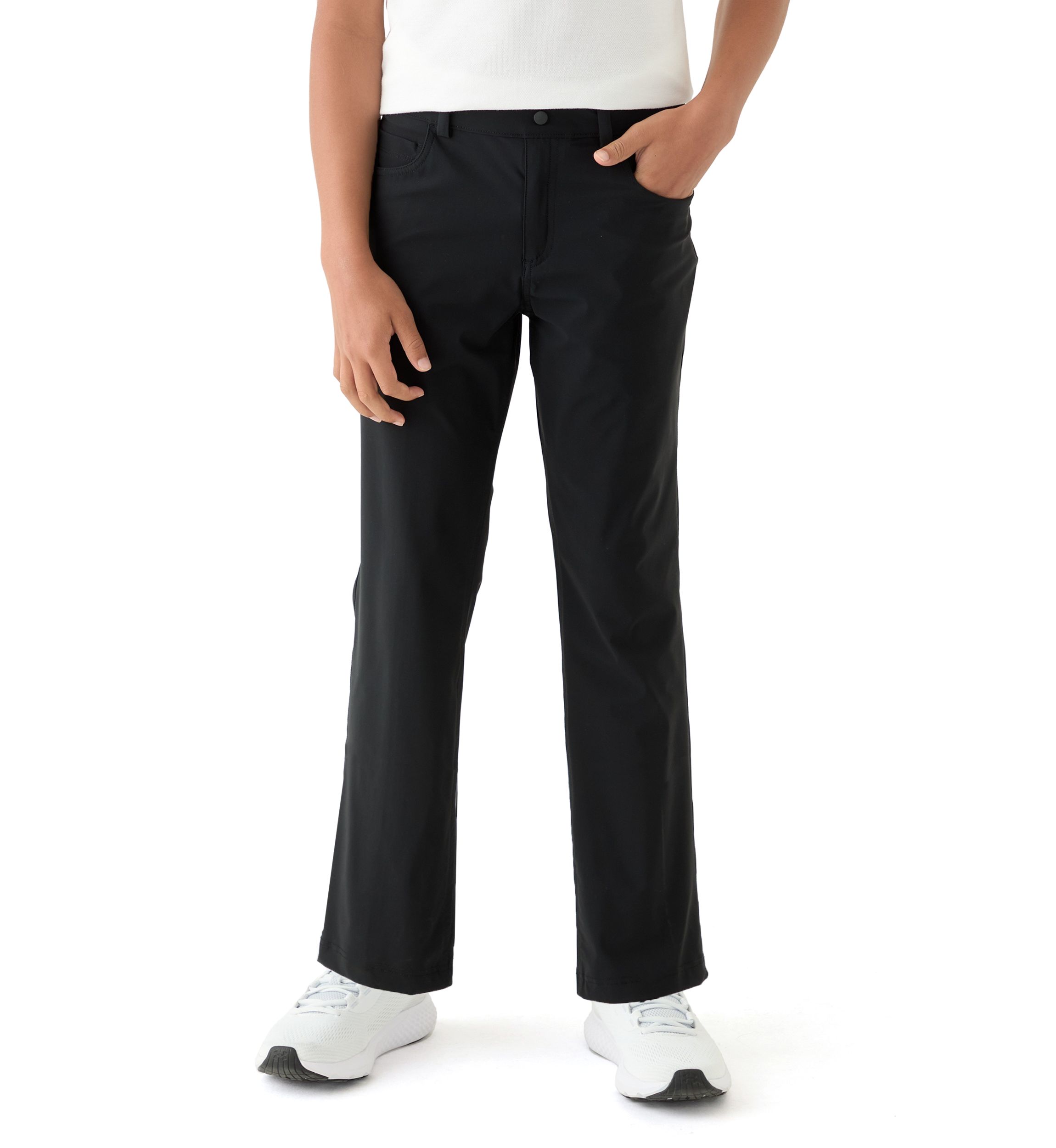 Boys 8-20 Pocket Active Waistband Performance Pull On Pants