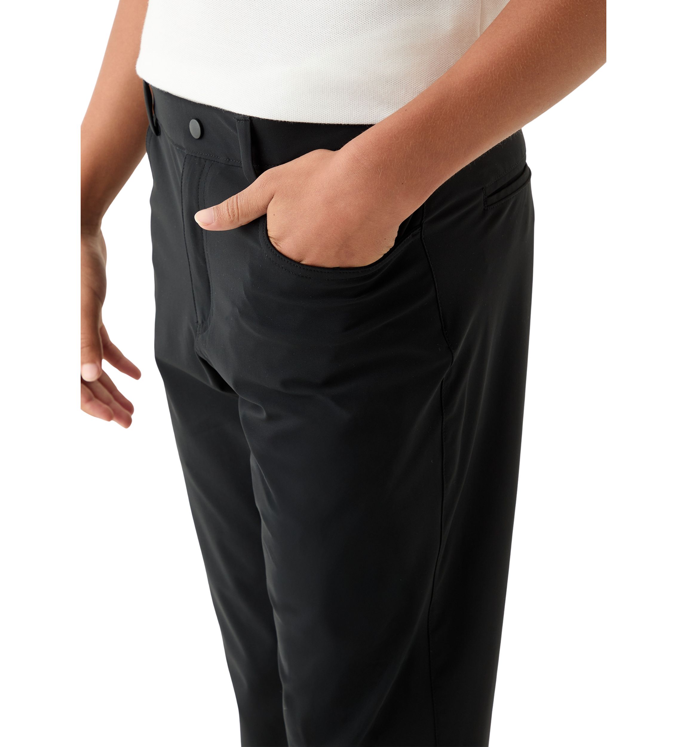 Boys 8-20 Pocket Active Waistband Performance Pull On Pants