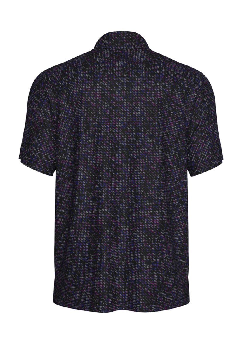 Boys  8-20 Clustered Geo Print Short Sleeve Golf Polo Shirt