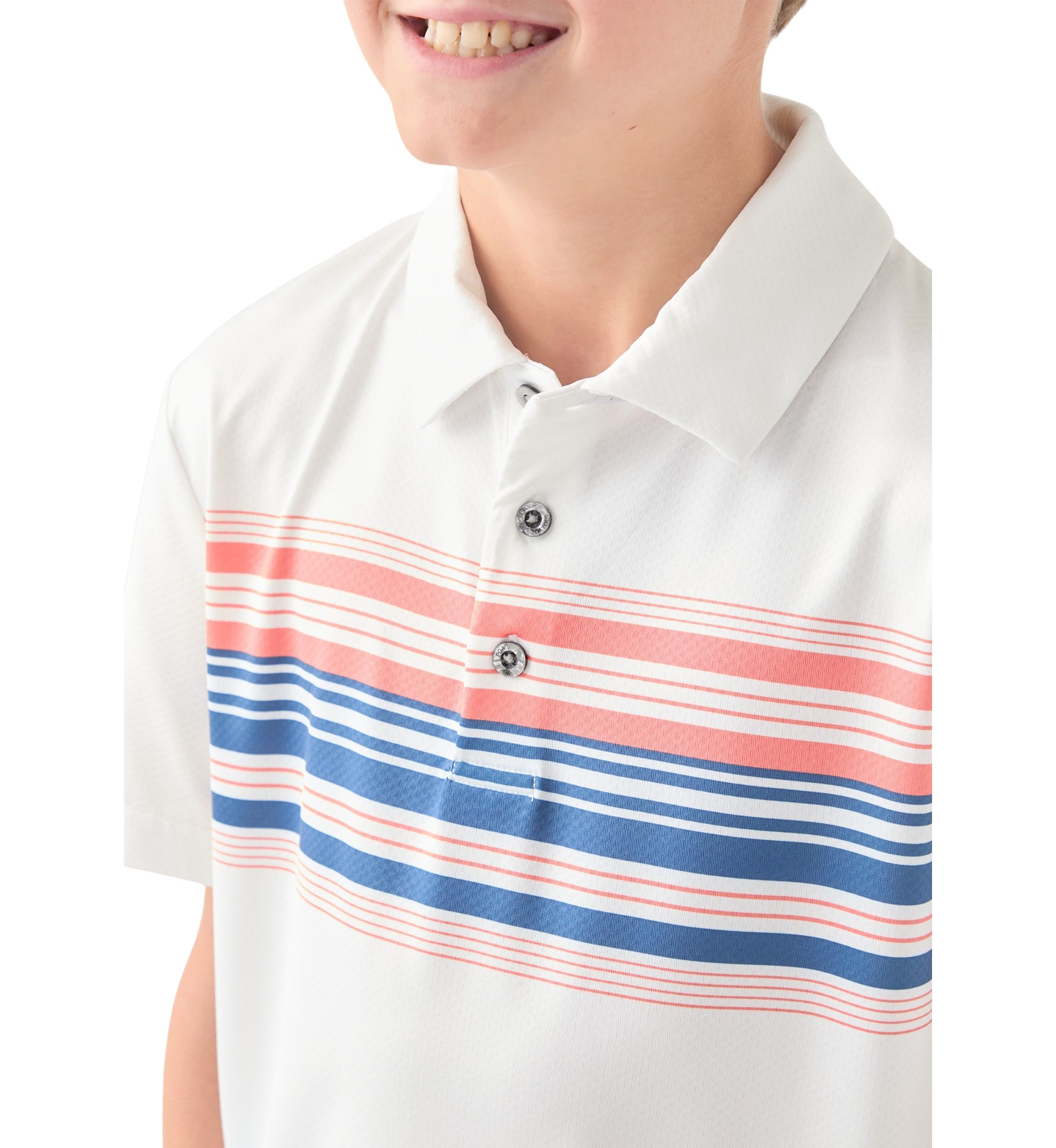 Boys 8-20 Chest Stripe Polo Shirt