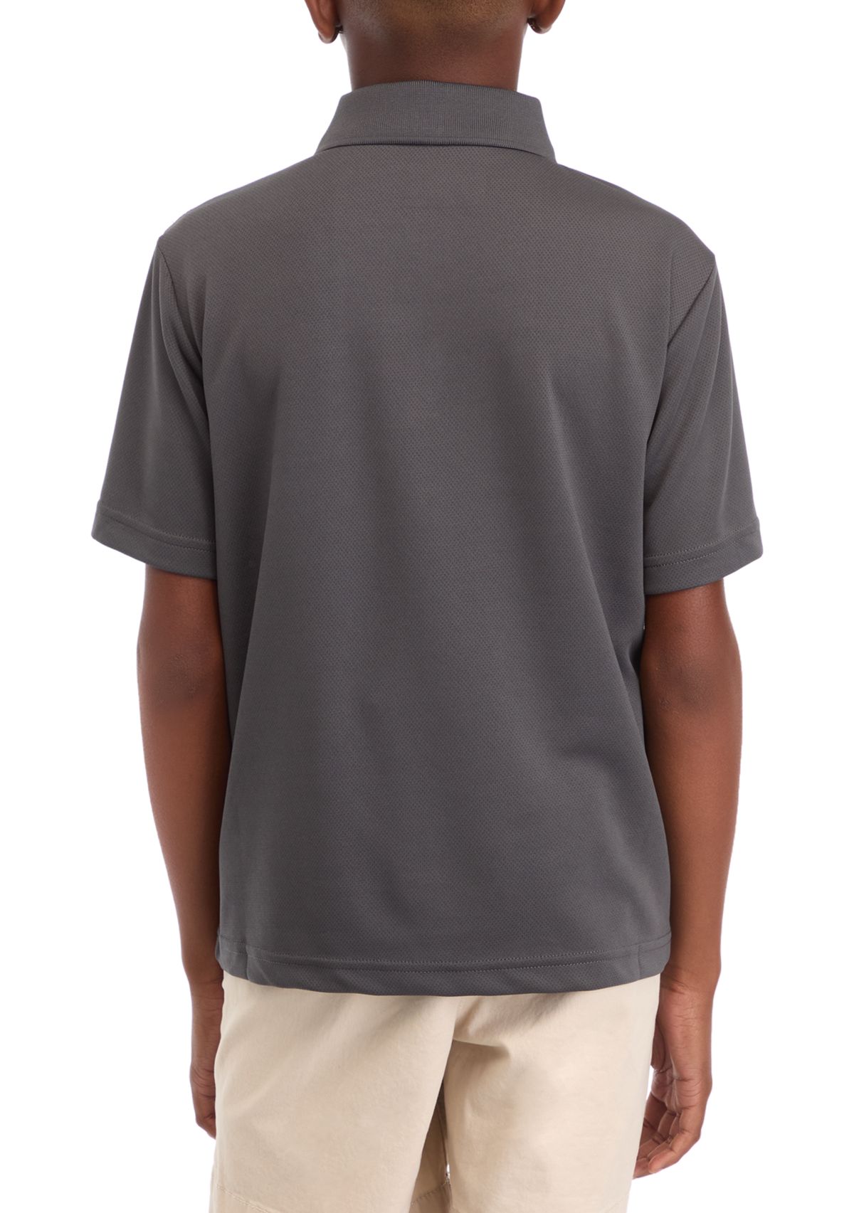 Boys 8-20 Airflux Solid Mesh Short Sleeve Golf Polo Shirt