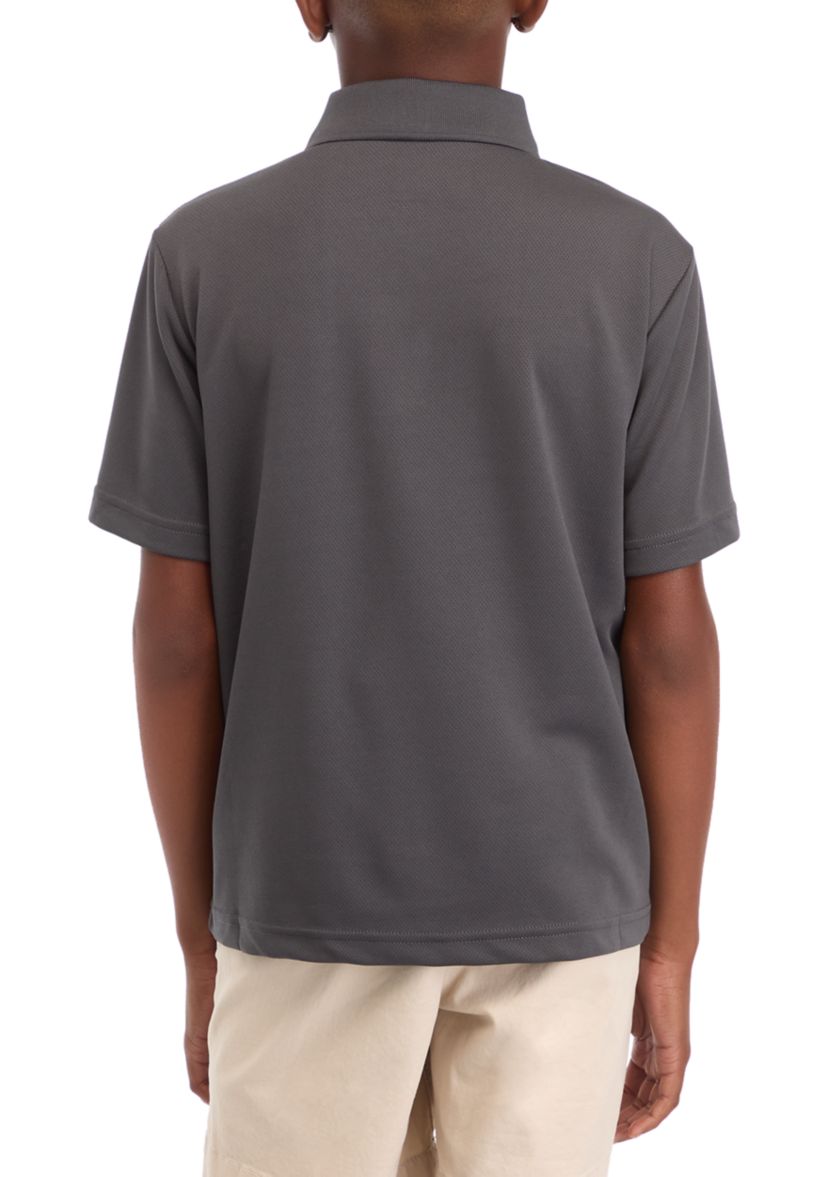 Boys 8-20 Airflux Solid Mesh Short Sleeve Golf Polo Shirt