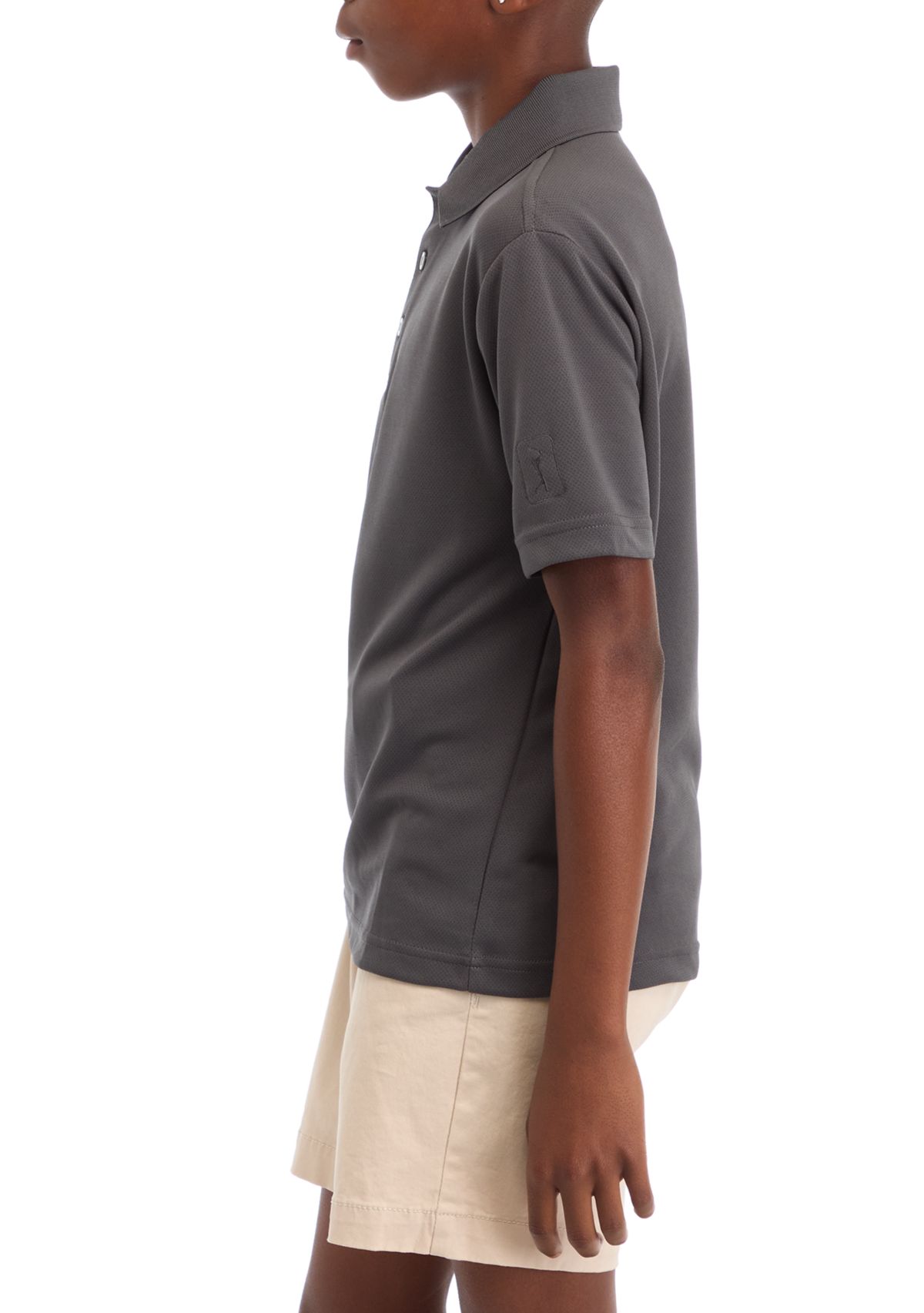 Boys 8-20 Airflux Solid Mesh Short Sleeve Golf Polo Shirt