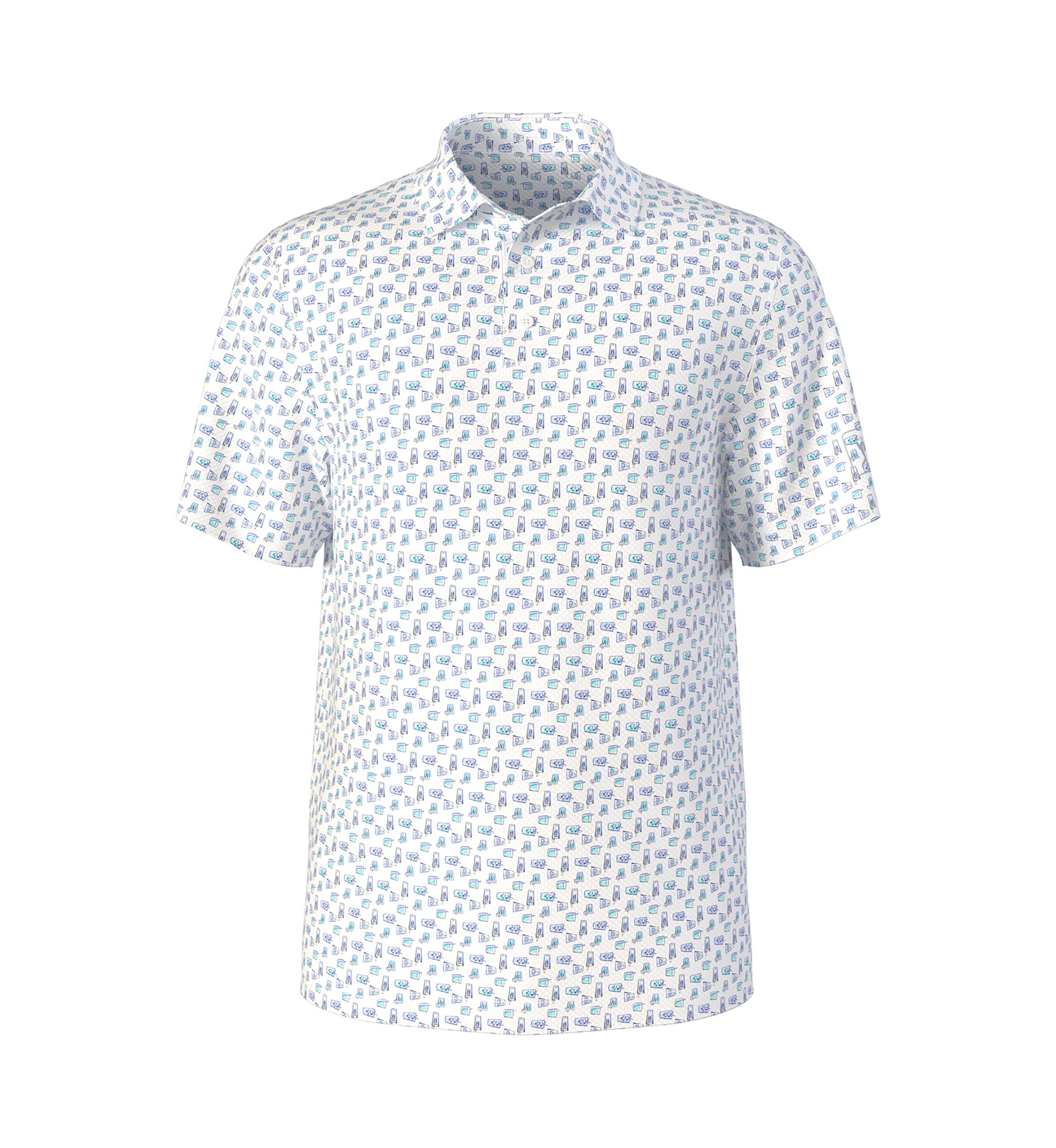 Boys 8-20 Short Sleeve Refreshments Printed Polo Shirt