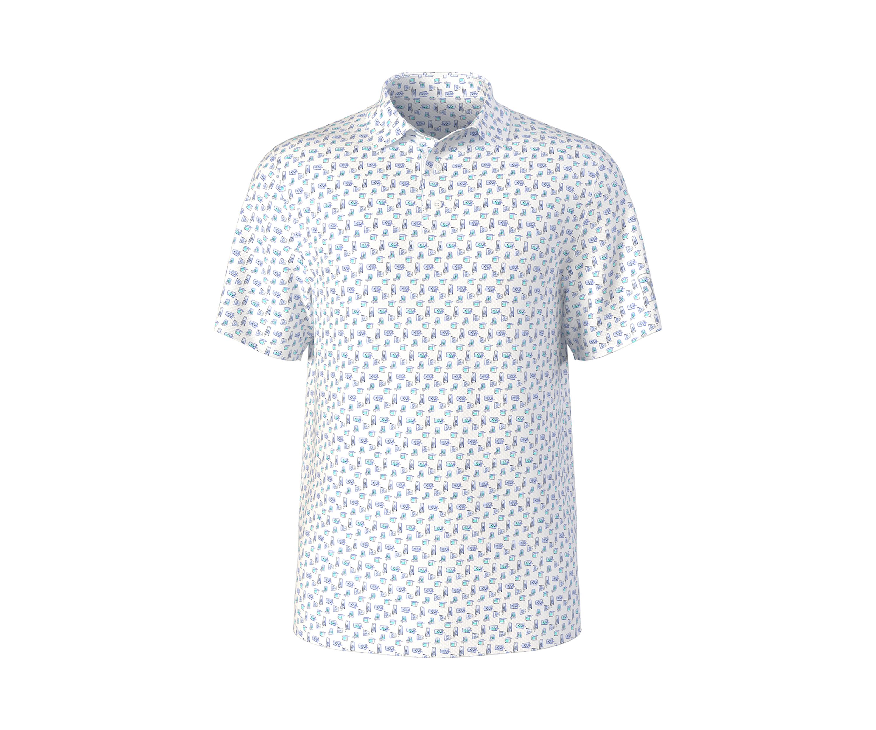 Boys 8-20 Short Sleeve Refreshments Printed Polo Shirt