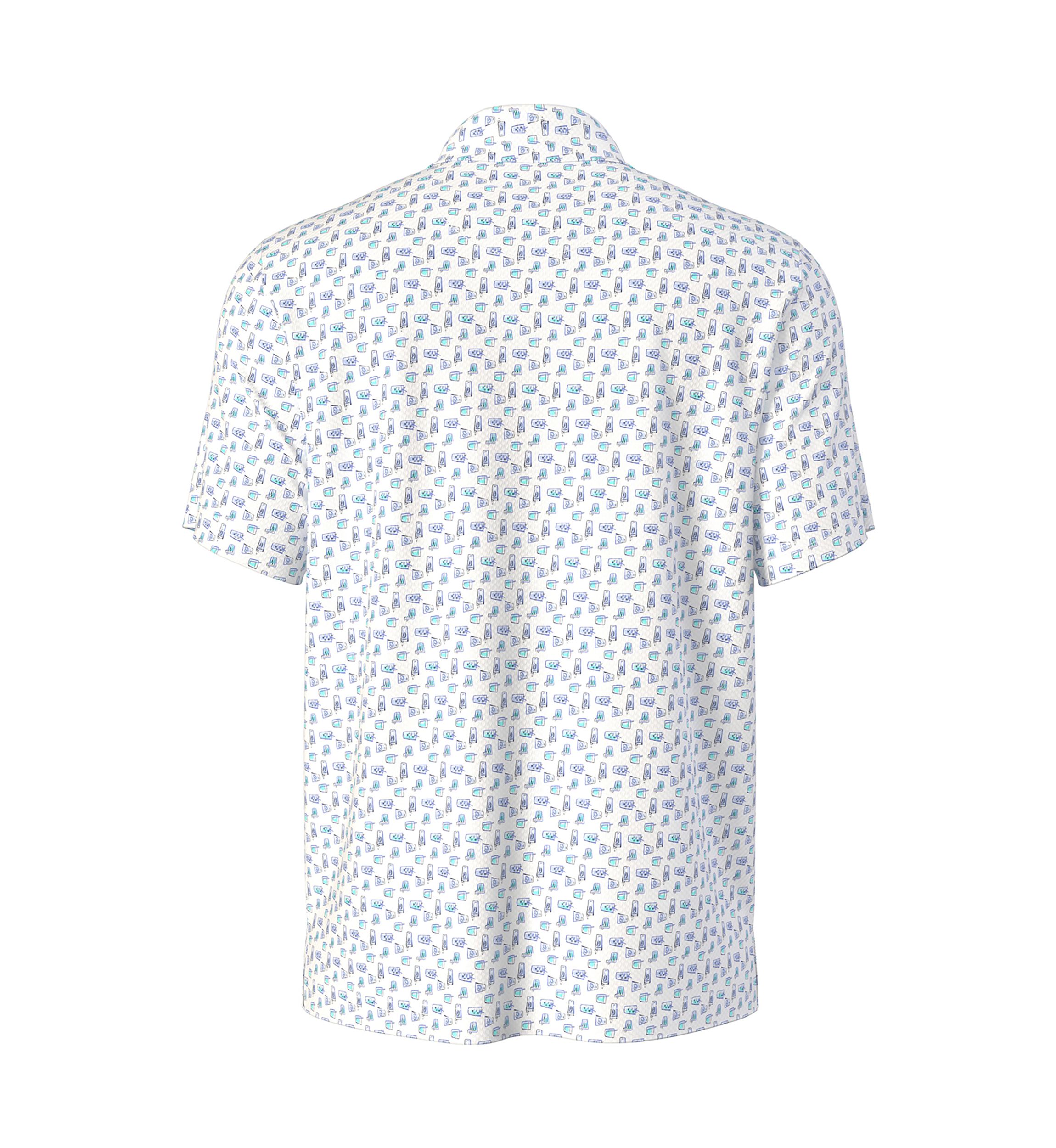 Boys 8-20 Short Sleeve Refreshments Printed Polo Shirt