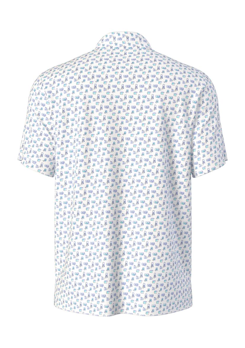 Boys 8-20 Short Sleeve Refreshments Printed Polo Shirt