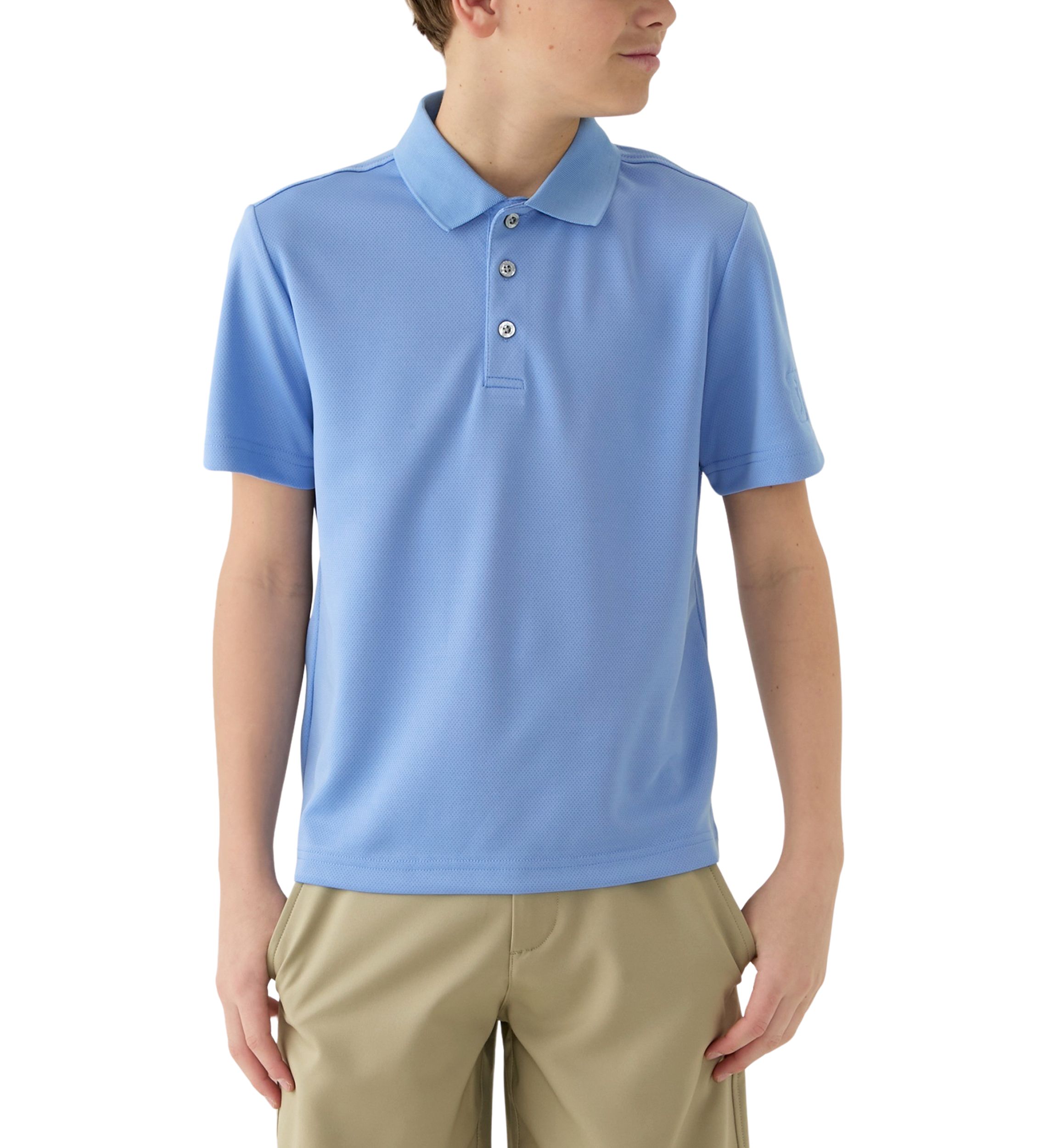 Boys 8-20 Mesh Polo Shirt