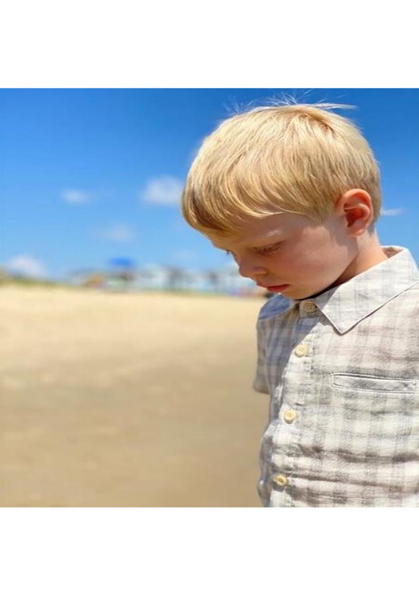 Toddler Boys Short Sleeve Newport Plaid Shirt